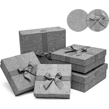 ARGUS Sada 5 ks dárkových krabic textilní 25008131