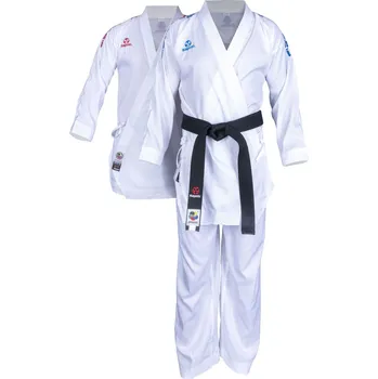 Oblečení pro bojové sporty Hayashi kumite kimono AirDeluxe set - WKF approved, červená/modrá, 04741-46 160