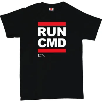 Žertovný předmět RUN CMD C:\ - pánské tričko XXL bílá - white