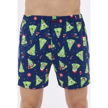 Trenýrky pánské vánoční trenky CORNETTE 001/166 Barva: Zelená, Velikost: L