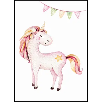 Plakát Jen tak z lásky Plakát Jednorožec s hvězdičkou Rozměr plakátu: A4 (21 x 29,7 cm)