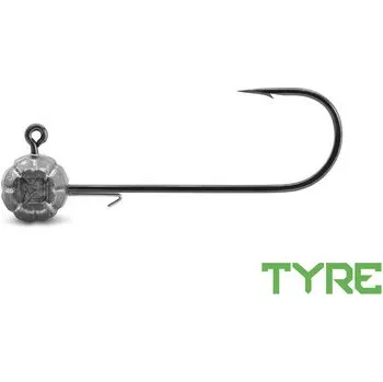 Rybářský háček Jigová hlava s držákem Delphin Tyre 15g_vel.8/0_3ks