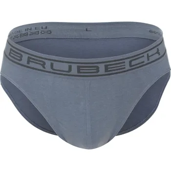 Pánské spodní prádlo Brubeck pánské slipy Comfort Cotton Barva: Ocelová, Velikost: L