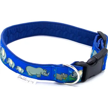 Obojek pro psa Pamlskový Ráj Obojek pro psa - safari Barva: modrá
