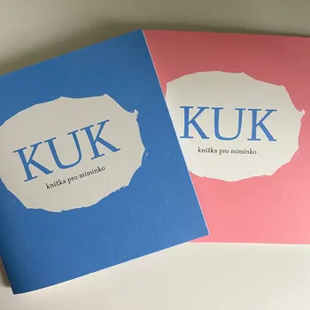 Hračka pro nejmenší Galerie Mrázek KUK knížka pro miminko varianta: růžová