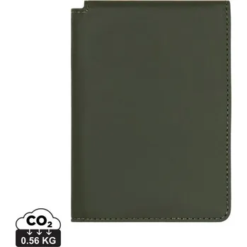 turistický batoh RFID obal na pas VINGA Baltimore z RCS recykl. polyesteru - Zelená, Firemní dárkové předměty s vlastním potiskem