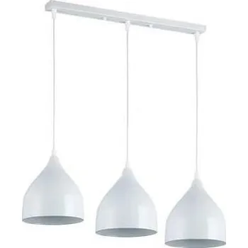 Lustr na lanku COMO 3xE27/60W/230V bílá