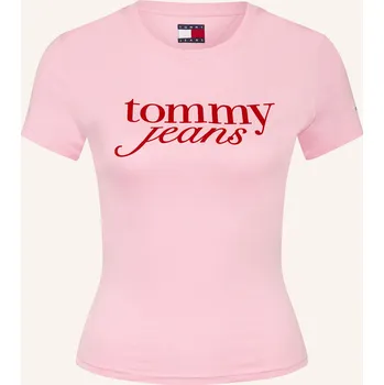 Dámské tričko Tommy Jeans Dámské Tričko, růžová, 36
