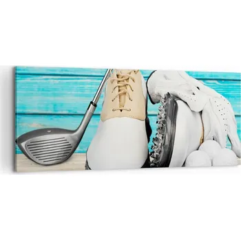 Obraz Obraz na plátně do obýváku ložnice 120x50 golf foto obrazy na zeď velký