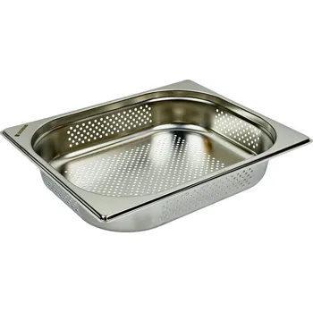 Gastrofans Gastronádoba 1/2 GN 65 mm, nerezová, perforovaná