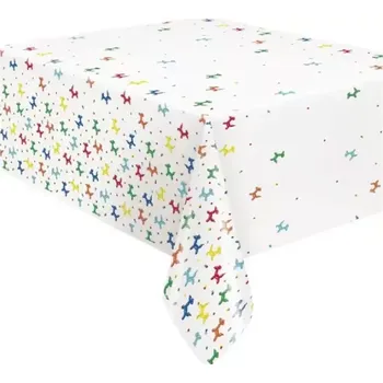 Jednorázový ubrus Plastový party ubrus Balonkový pejsek