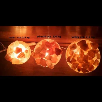 Solná lampa Solný pohár - střední
