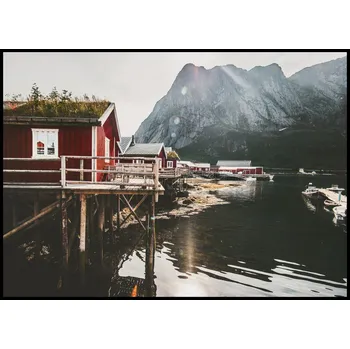 Plakát Jen tak z lásky Plakát Vesnice Reine II Rozměr plakátu: A4 (21 x 29,7 cm)