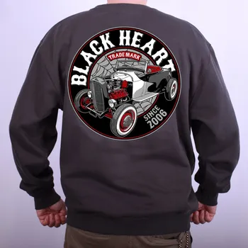 Pánská mikina Mikina BLACK HEART SPEEDSTER Barva: Černá, Velikost: L