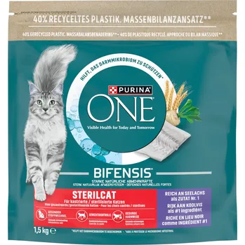 Výhodné balení: 6x1,5kg PURINA ONE SterilCat s treskou granule pro kočky