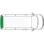 Termofolie pro VW T5/T6 - set pro zadní dveře model vozu VW T5/T6 - jednodílné dveře, bez originálního obložení