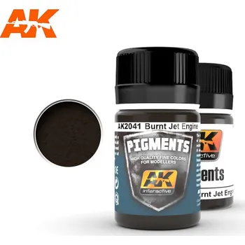 Modelářská barva AK Interactive AK Pigments BURNT JET ENGINE