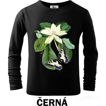 Tričko dětské DR, Magnolie Barva: Černá, Velikost: 134