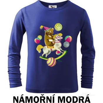 Tričko dětské DR, Míša Kulička Barva: Námořní modrá, Velikost: 134