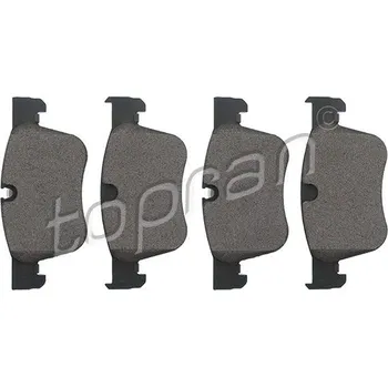 Brzdový systém Sada brzdových destiček, kotoučová brzda TOPRAN 209 189