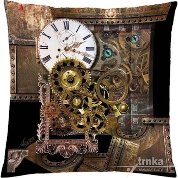 Povlak na dekorativní polštářek Steampunk povlak na polštář 40 x 40 cm - Magické oči