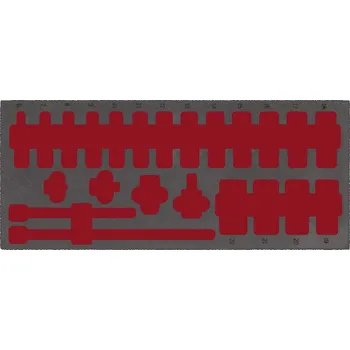 Dílna MILWAUKEE Prázdná pěnová vložka pro prodloužené nástrčné kliče, 3/8