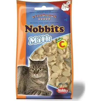 Pamlsek pro kočku Nobby StarSnack Nobbits mléčné pamlsky pro kočku 75g