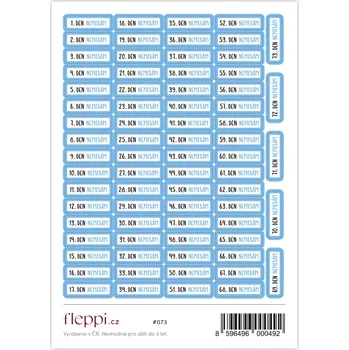 samolepka Fleppi Samolepky Výzva - nemlsám