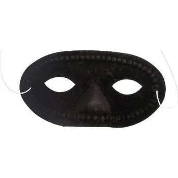 Karnevalový doplněk Škraboška černá