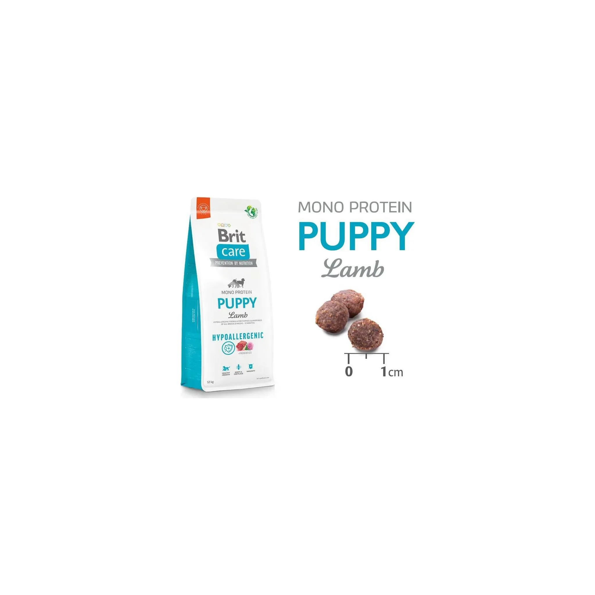 Fotografie 3 - Krmivo pro psa Brit Care Dog Hypoallergenic Puppy Lamb/Rice 12 kg