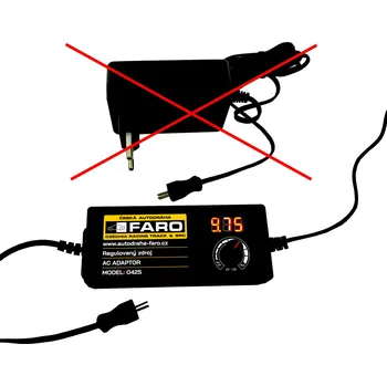 autodráha Rozšíření - Náhrada za zdroj 423 - Regulovaný digitální zdroj -napáječ, adaptér pro autodráhu ITES zdroj 12V/5000mA