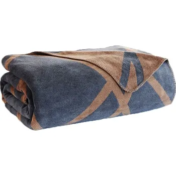 Dětská deka Hotel Buddies Deka bavlněná 150 x 200 cm, šedo-hnědá