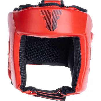 Chránič hlavy na box a bojový sport Přilba Fighter Amateur - červená, FHG-001BXR M/L