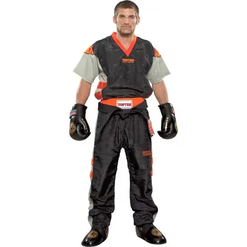 Oblečení pro bojové sporty Uniforma Top Ten Mesh NEON - černá, 1681-93 130