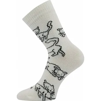 Dámské ponožky Dámské ponožky Boma - Kočkana, smetanová Barva: Smetanová, Velikost: 39-42