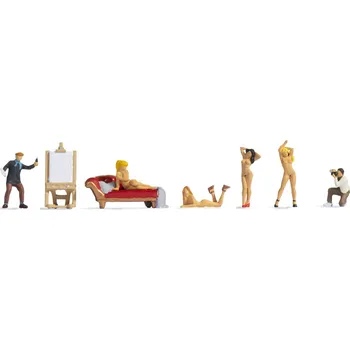 H0 - Umělci a nahé modelky / NOCH 15948