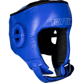 Chránič hlavy na box a bojový sport Top TEN IFMA přilba Jarot Muay - modrá, 4071 XL