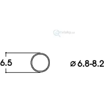 Volný čas H0 - bandáže na dvojkolí 6,8 - 8,2 mm, 10ks / ROCO 40067