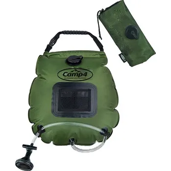 Zahradní sprcha Závěsná solární cestovní sprcha 20 l s indikátorem teploty a regulací