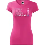 DOBRÝ TRIKO Dámské tričko k narozeninám Je mi 50 Velikost: L, Barva: Purpurová