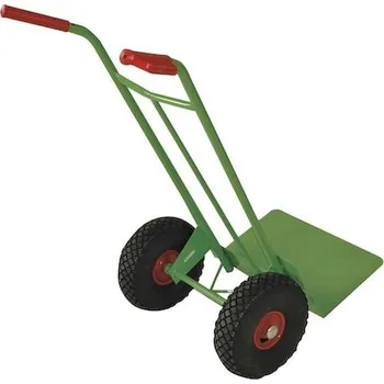 Stavební technika Rudl 01A nosnost 350 kg, lopata 500x290 mm, kola 300 mm