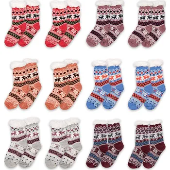 Dámské ponožky Clayre & Eef - Domácí ponožky DEER (sada 12 ponožek jedné velikosti) JZSKSET0004