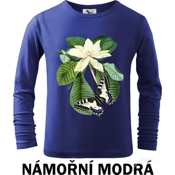 Tričko dětské DR, Magnolie Barva: Námořní modrá, Velikost: 110