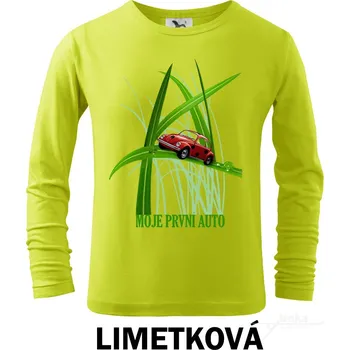 Tričko dětské DR, Auto brouk Barva: Limetková, Velikost: 122