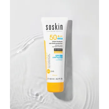 Přípravek na opalování Soskin-Paris Smooth Cream Very High Protection Spf50 - Jemný Ochranný Krém proti Slunci SPF 50 125 ml