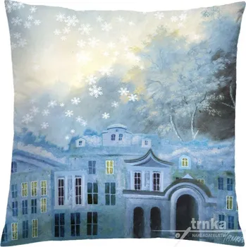 Povlečení Povlak na polštář 40 x 40 cm - Zasněžené město