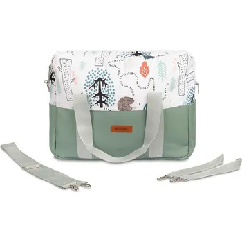 SENSILLO Taška ke kočárku EKOSKÓRA JEŻE SZMARAGDOWY