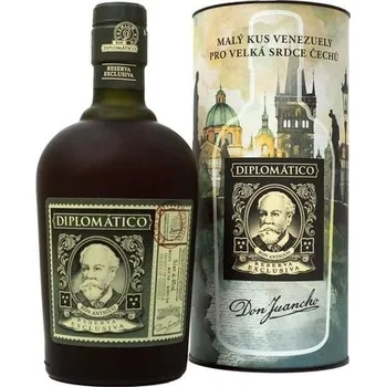 Diplomatico Praha Reserva Exclusiva 0,7 l 40% (tuba)