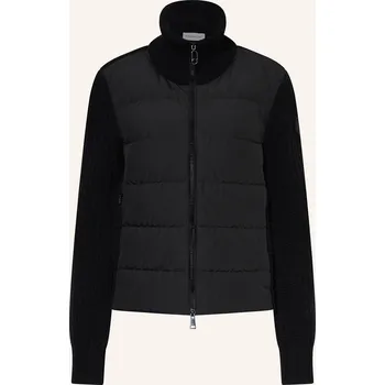 Dámský svetr Moncler Dámský Pletený Kardigan Ze Směsi Materiálů, černá, 36