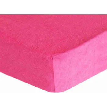 Prostěradlo Prostěradlo froté 70x140cm růžová Premium - 70x140cm